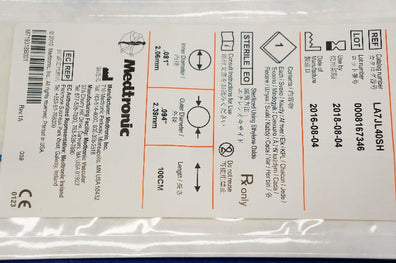 Medtronic LA7JL40SH Launcher Guiding Catheter 7F JL4.0 SH (x)